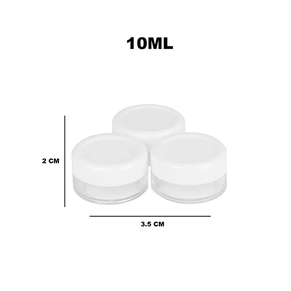 10pcs Makeup Cosmetic Travel Kit Clear Toiletry Bag Organizer Bottles Spray Pump