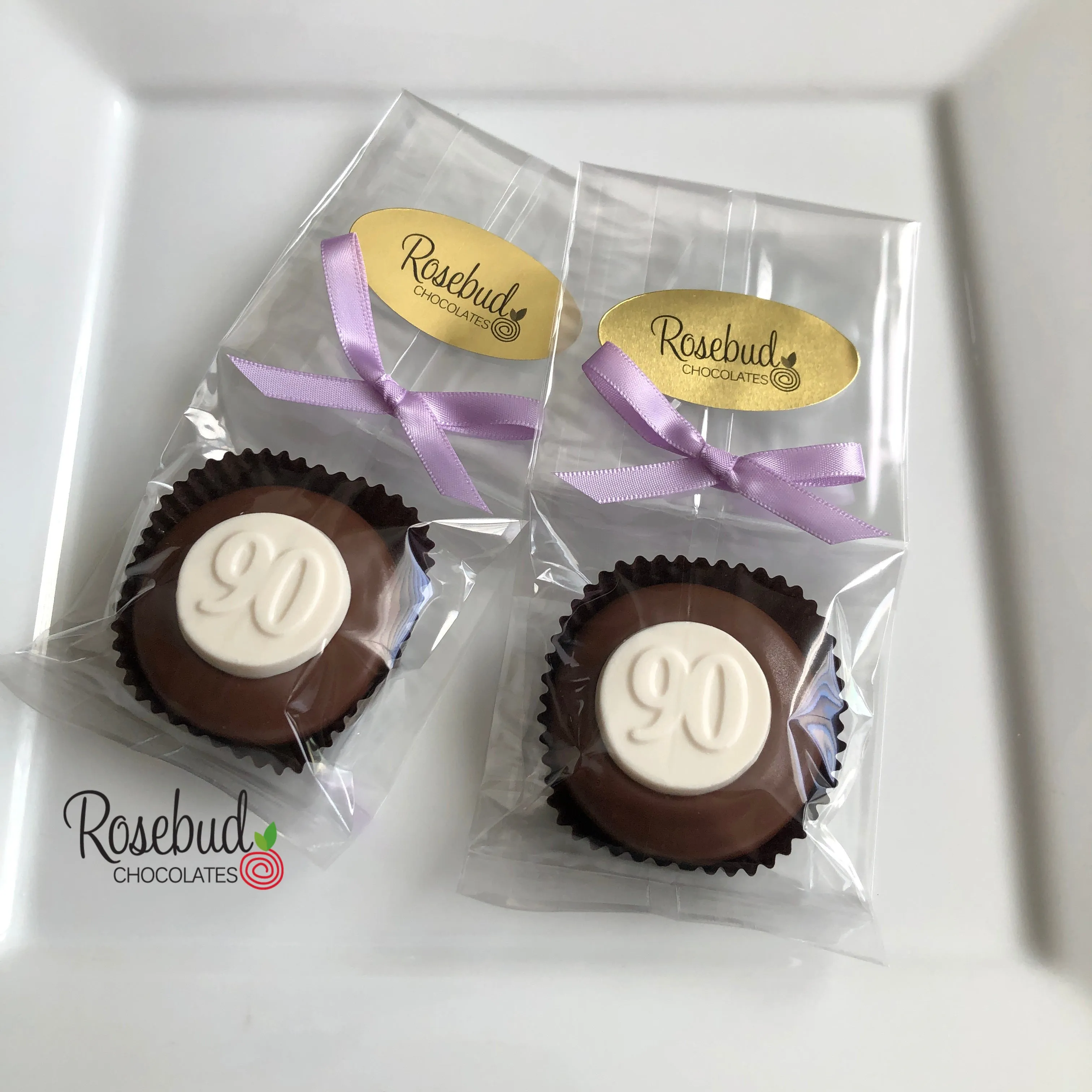 12 #90 Chocolate Covered Oreo Cookie Candy Party Favors 90th Birthday