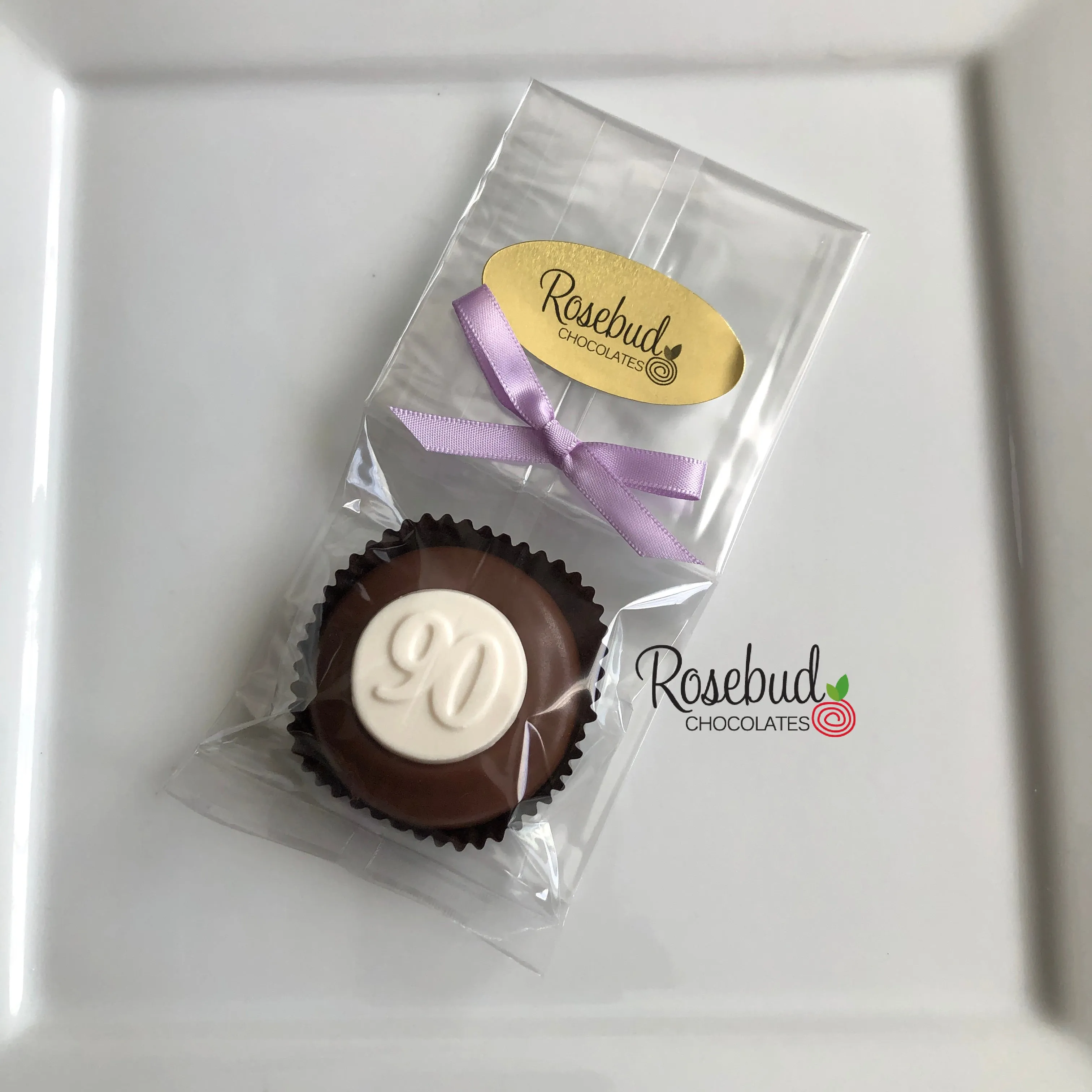 12 #90 Chocolate Covered Oreo Cookie Candy Party Favors 90th Birthday