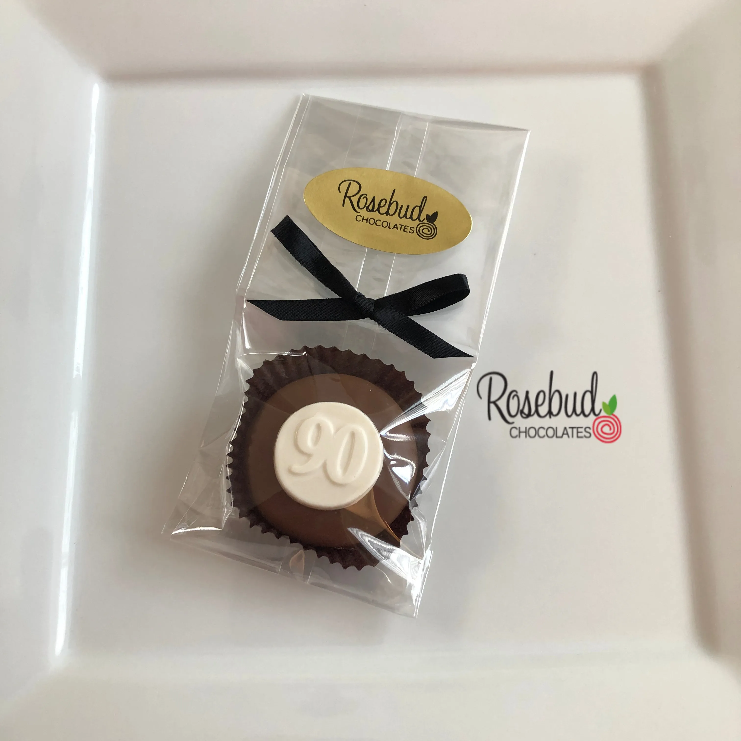 12 #90 Chocolate Covered Oreo Cookie Candy Party Favors 90th Birthday