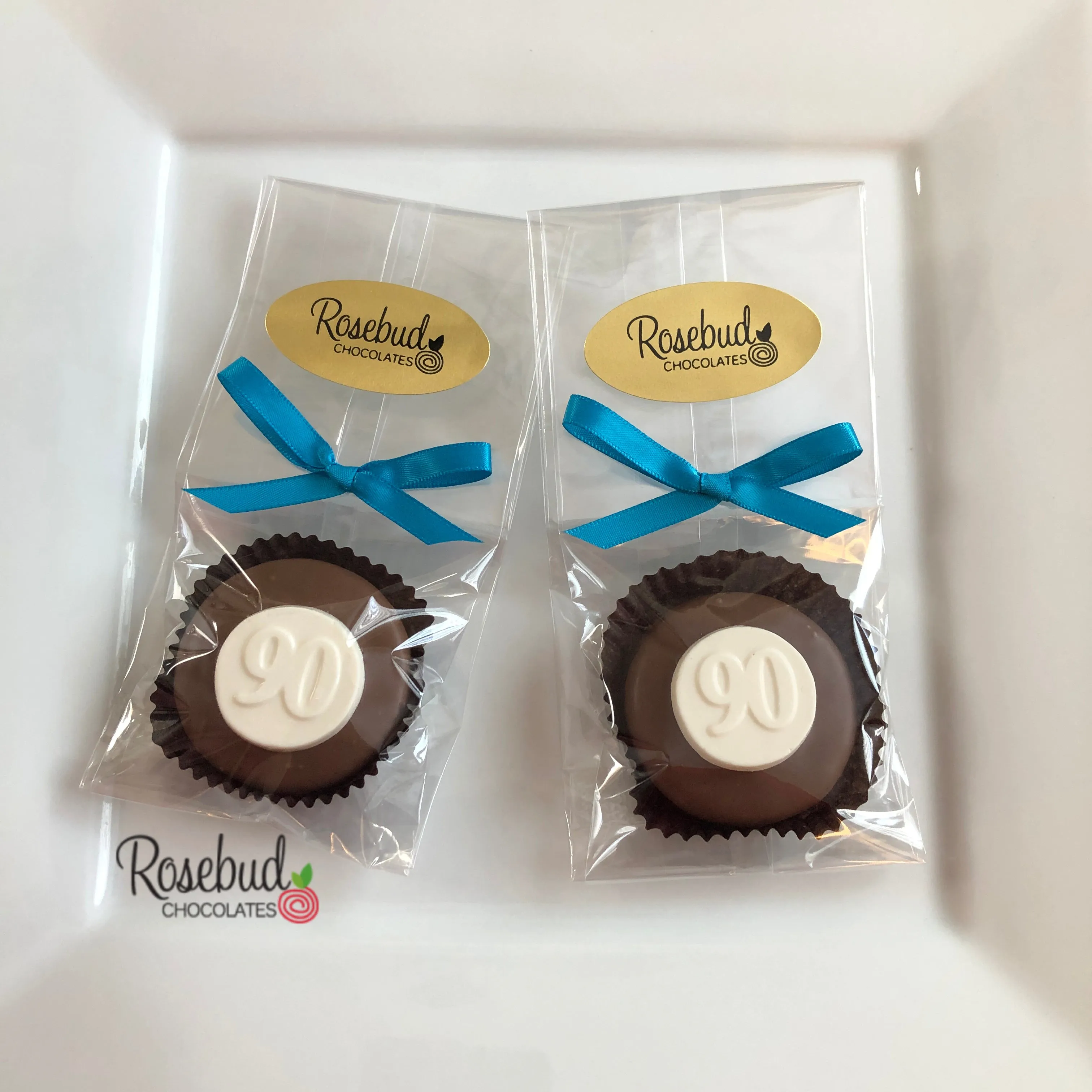 12 #90 Chocolate Covered Oreo Cookie Candy Party Favors 90th Birthday