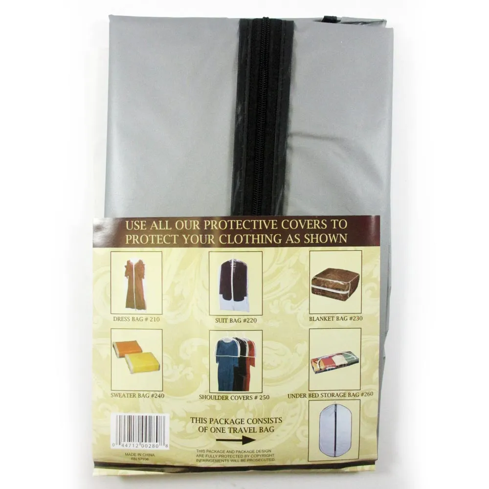 12 Pc Hanging Garment Bags for Storage Travel Suit Dress Shirt Coat Grey 40 Inch