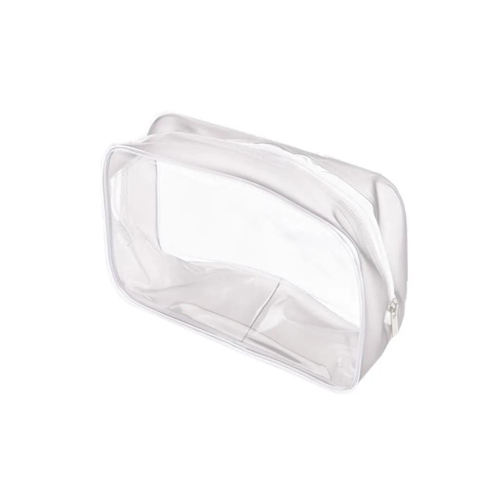 1PC Clear Toiletry Bag Zipper Purse Carry Pouch Travel Makeup Cosmetic Organizer