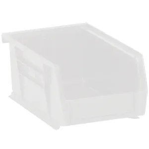 9 1/4 x 6 x 5" Clear Plastic Stack & Hang Bin Boxes