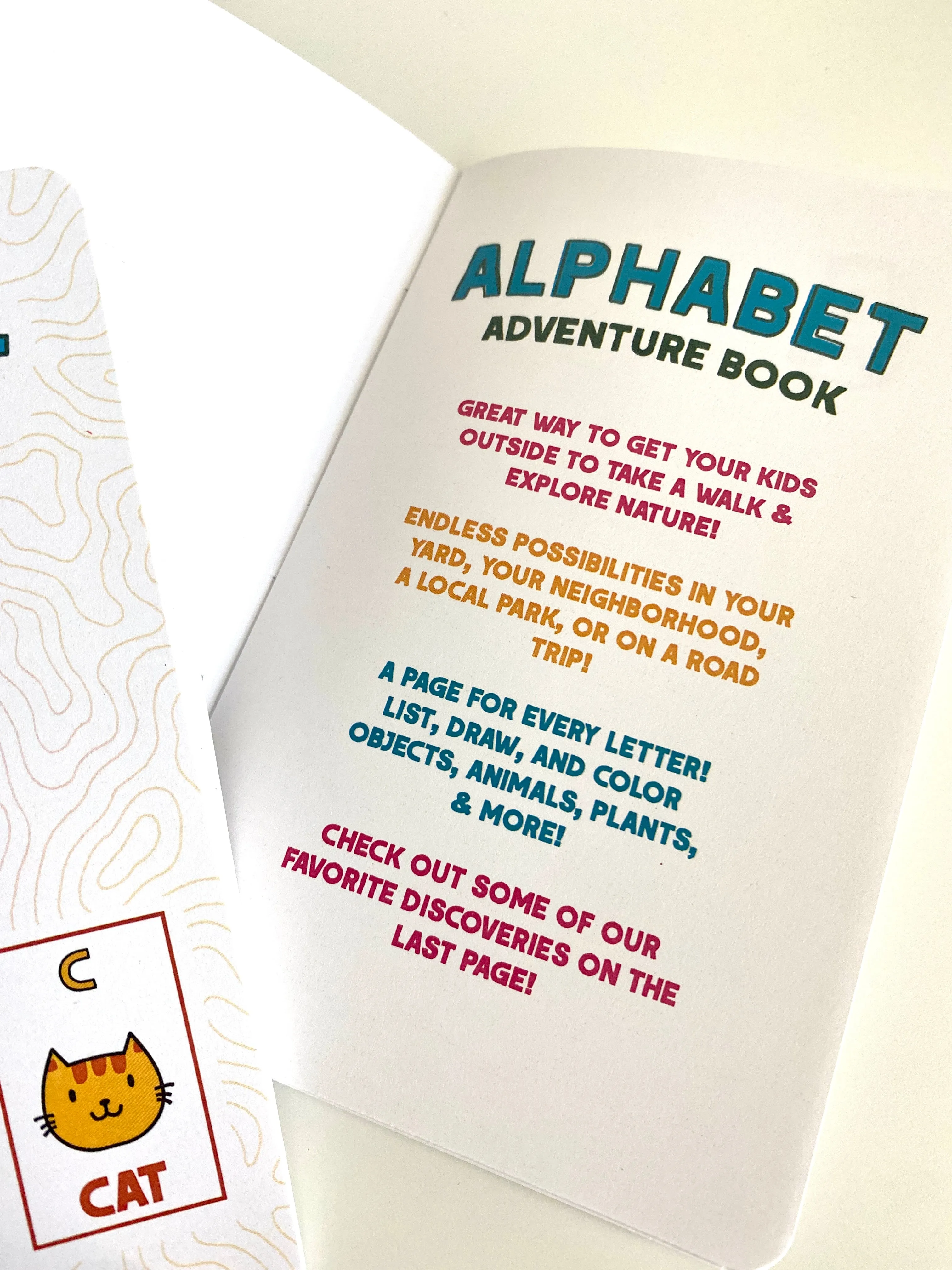 Alphabet Adventure Log Book - Two 28-page Books