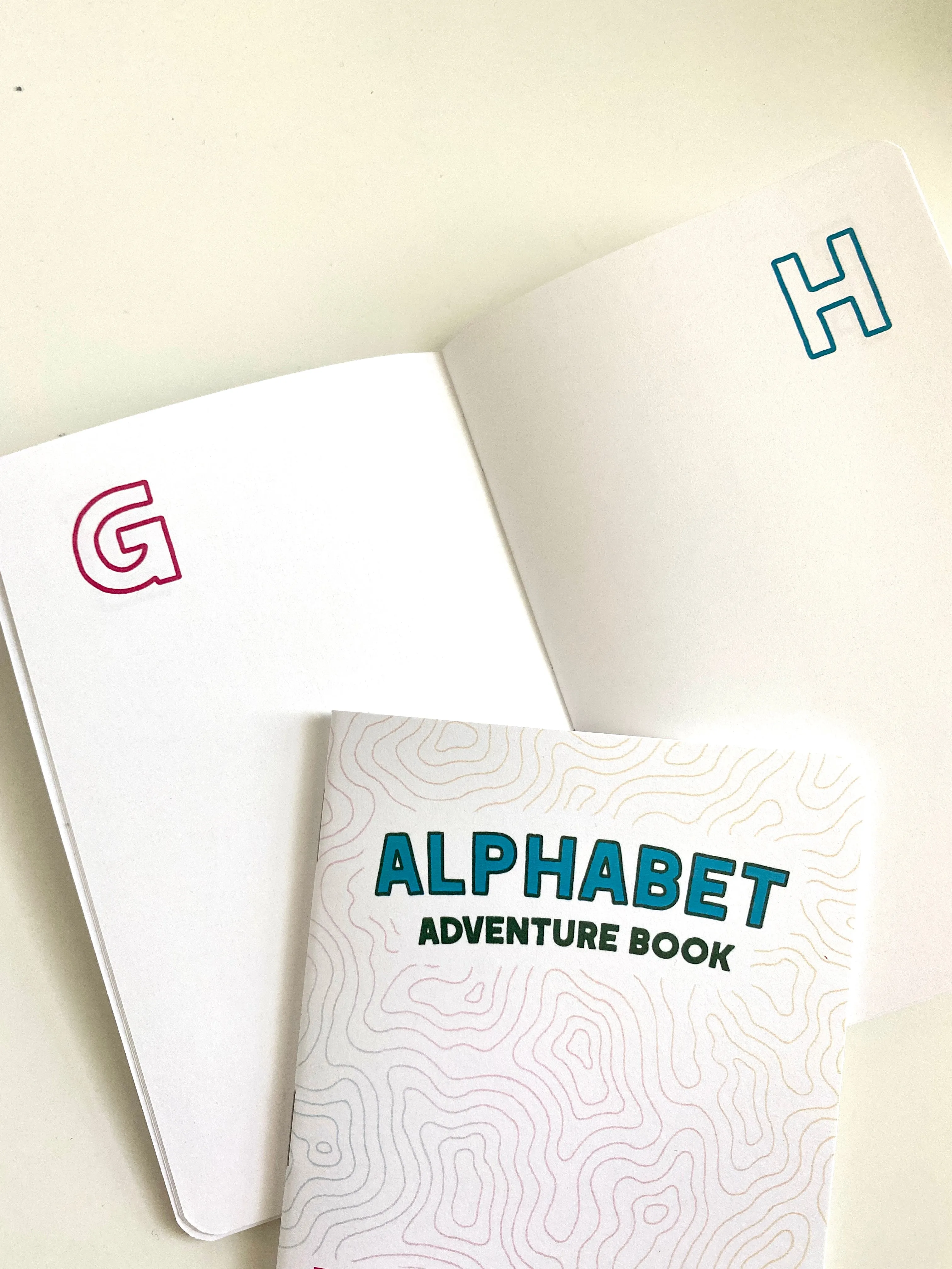 Alphabet Adventure Log Book - Two 28-page Books