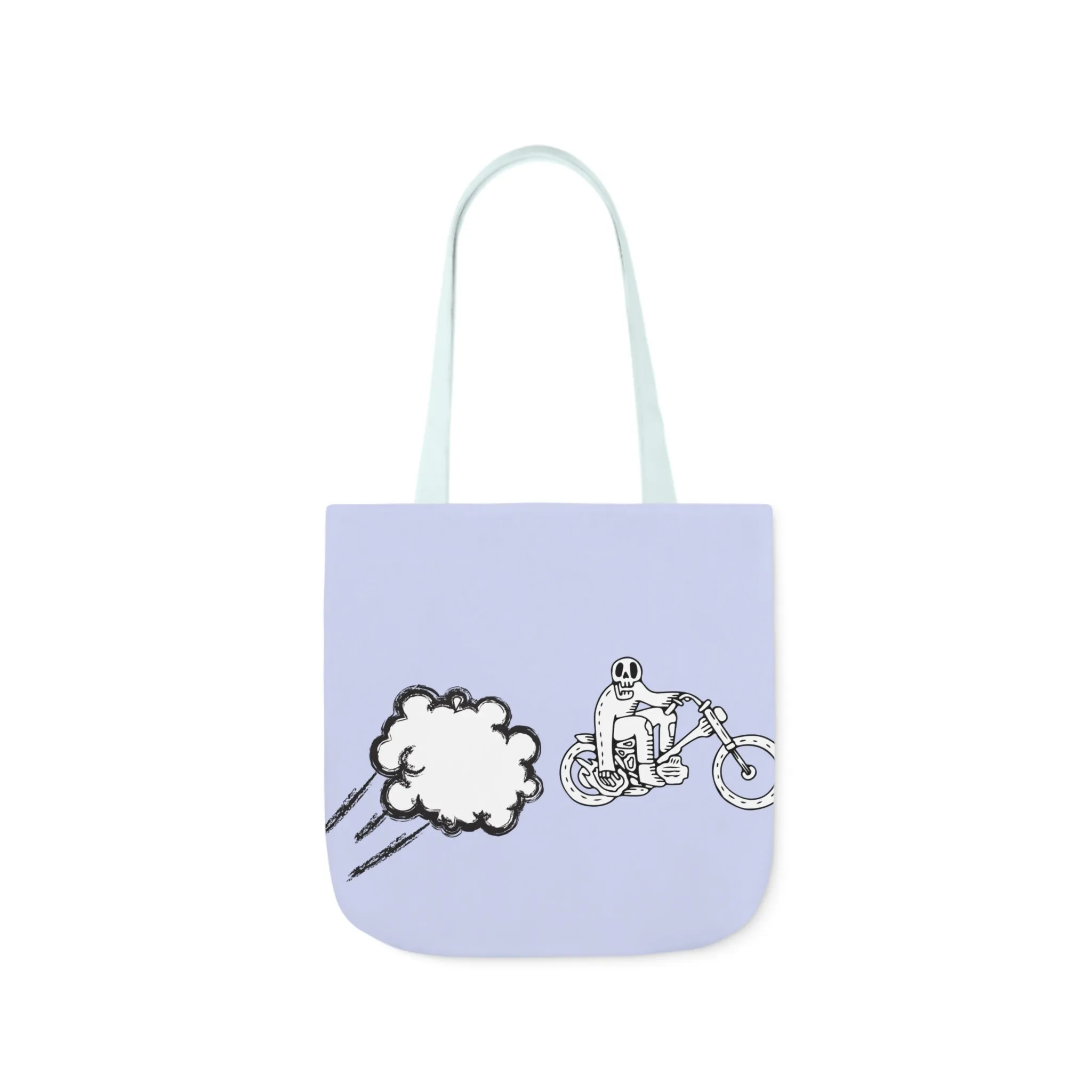 Bag Tote Bag, 5-Color Straps Ghost Ryder Canvas Aqua