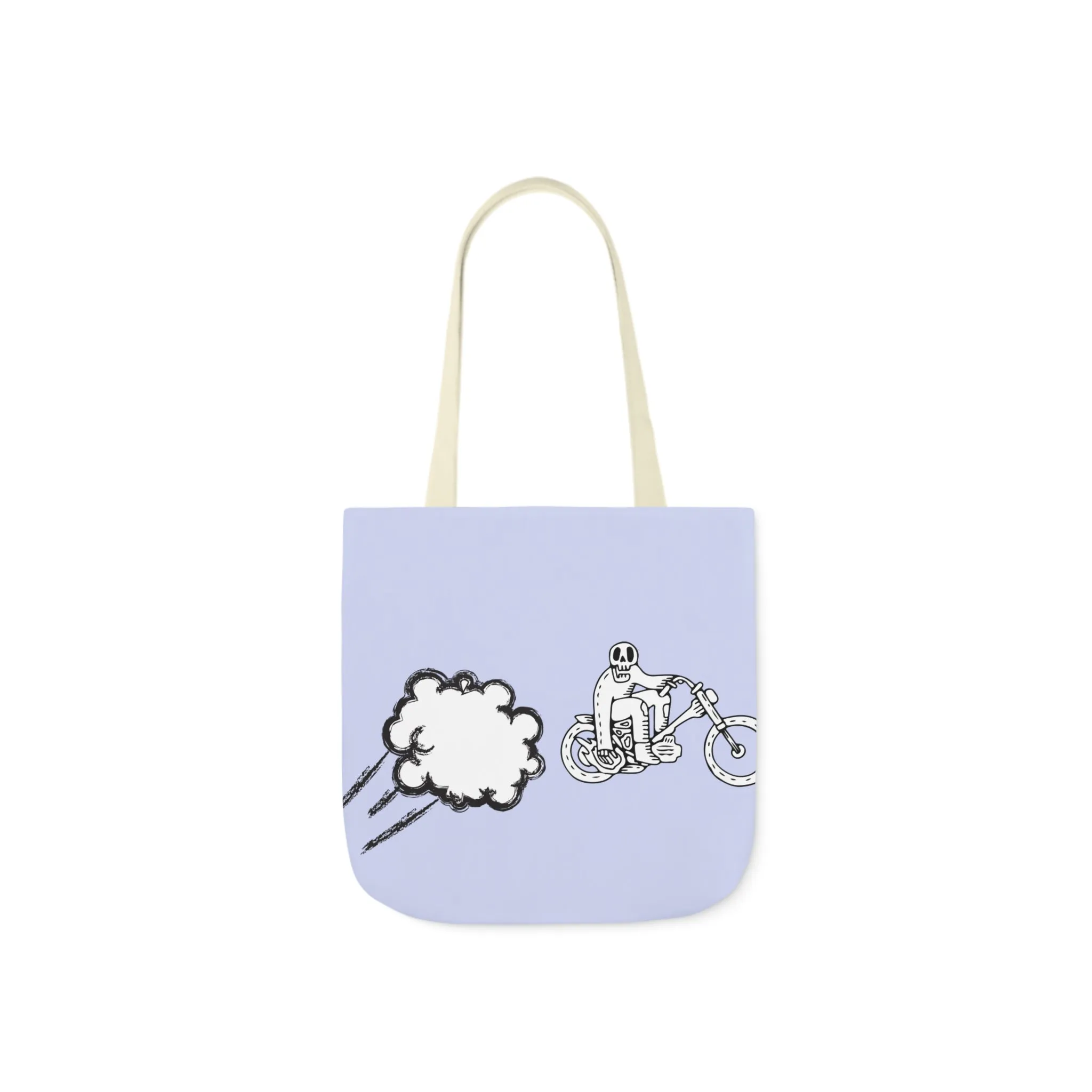 Bag Tote Bag, 5-Color Straps Ghost Ryder Canvas Aqua