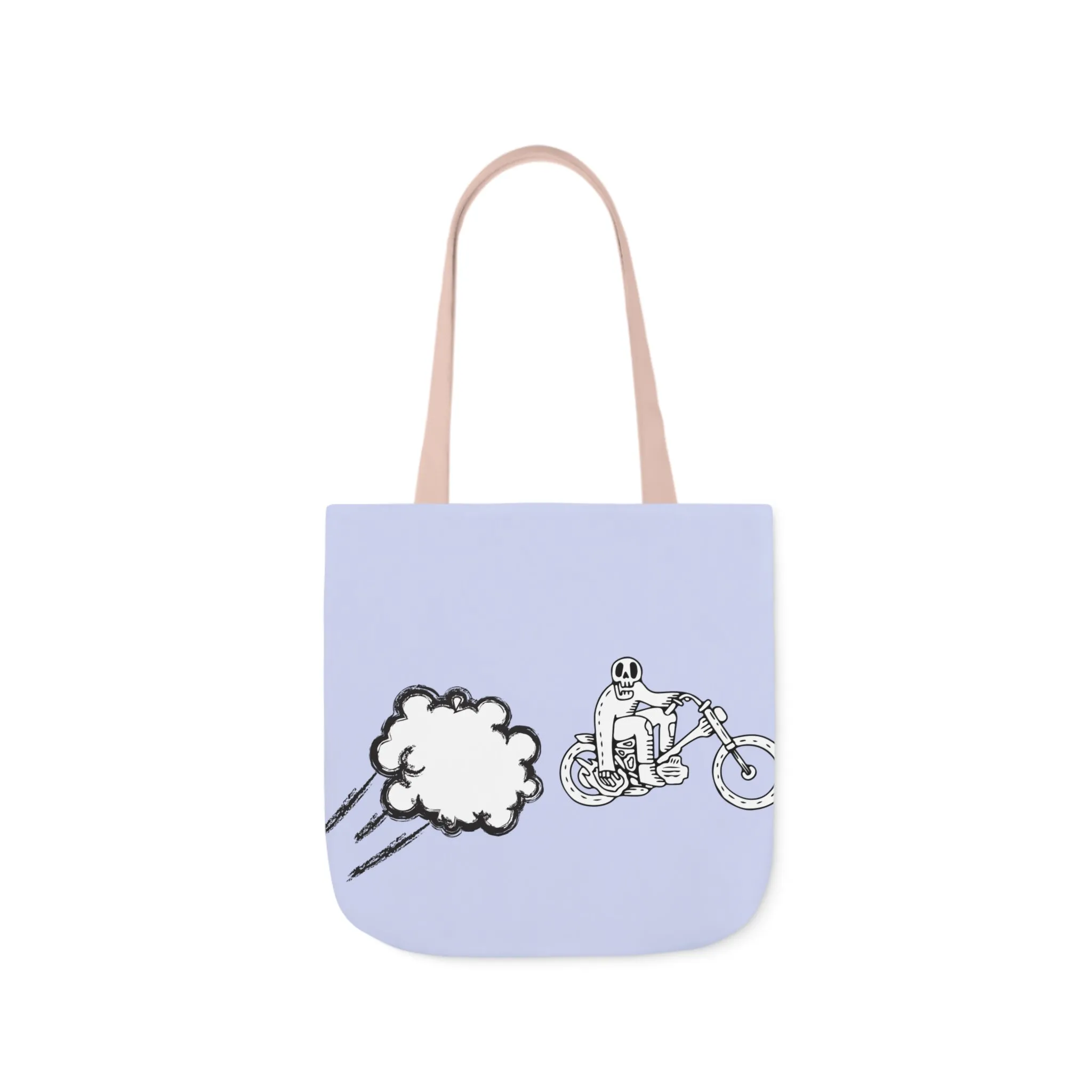 Bag Tote Bag, 5-Color Straps Ghost Ryder Canvas Aqua