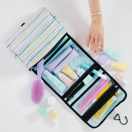 Beauty Burrito Hanging Toiletry Bag - Silly Spring