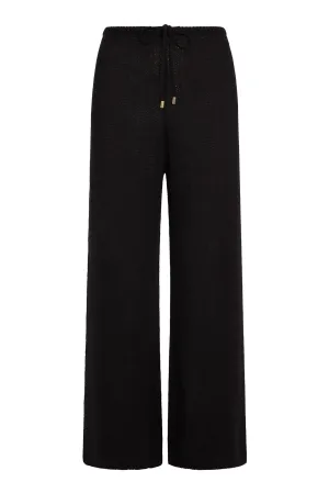 Belize Pant Open Knit - Black