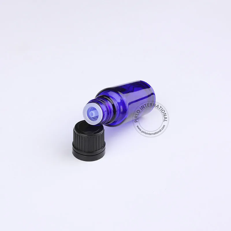 Bottles 15ml Cobalt Blue Essential Oil, Tamper Evident Cap With Orifice Reducer, 30pcs
