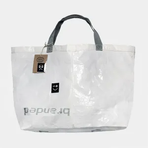 BZEN x MINER49ER PP-18 UPCYCLED TOTE BAGS-OFF WHITE