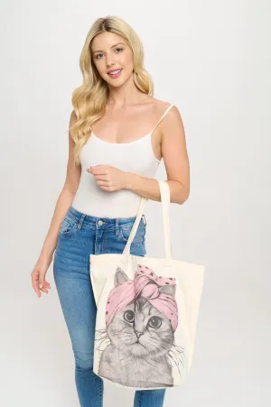 Cat Bandana Tote