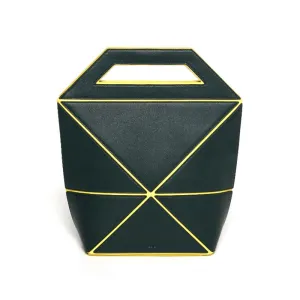 Facet Medium Foldable Tote - Sacramento / Yellow