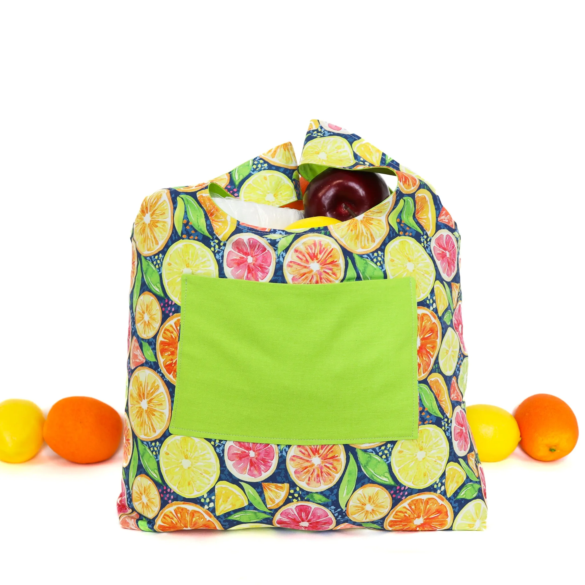 Foldable Shopping Tote - Beginner Sewing Pattern & Video Tutorial