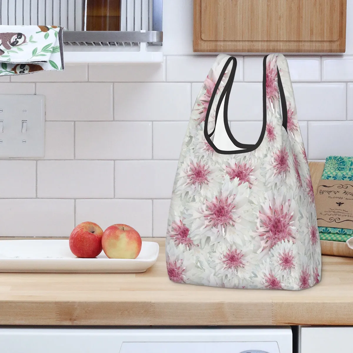 Folding Shopping Bag (Polyester with storage pouch) Cornflower 1
