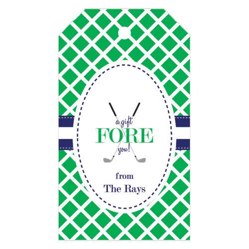 Golf Personalized Gift Tags