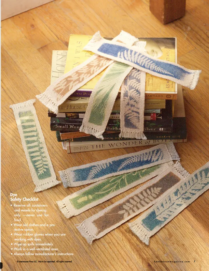 Handwoven Design Collection #20, Weekend Weaving Projects eBook (Printed version)