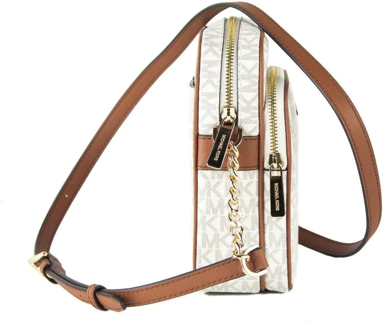 Jet Set Travel Signature PVC Medium Logo Chain Crossbody Flight Bag