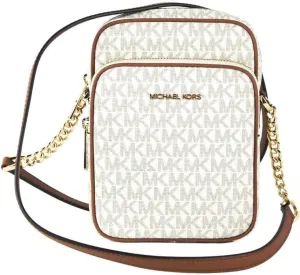 Jet Set Travel Signature PVC Medium Logo Chain Crossbody Flight Bag