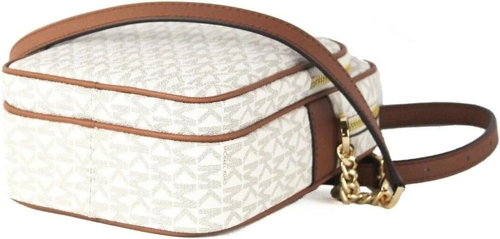 Jet Set Travel Signature PVC Medium Logo Chain Crossbody Flight Bag