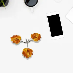 Leaf Shape Hook Strong Adhesive Hook Use For Home Decor , Office & Multi Use Hook (3pc).
