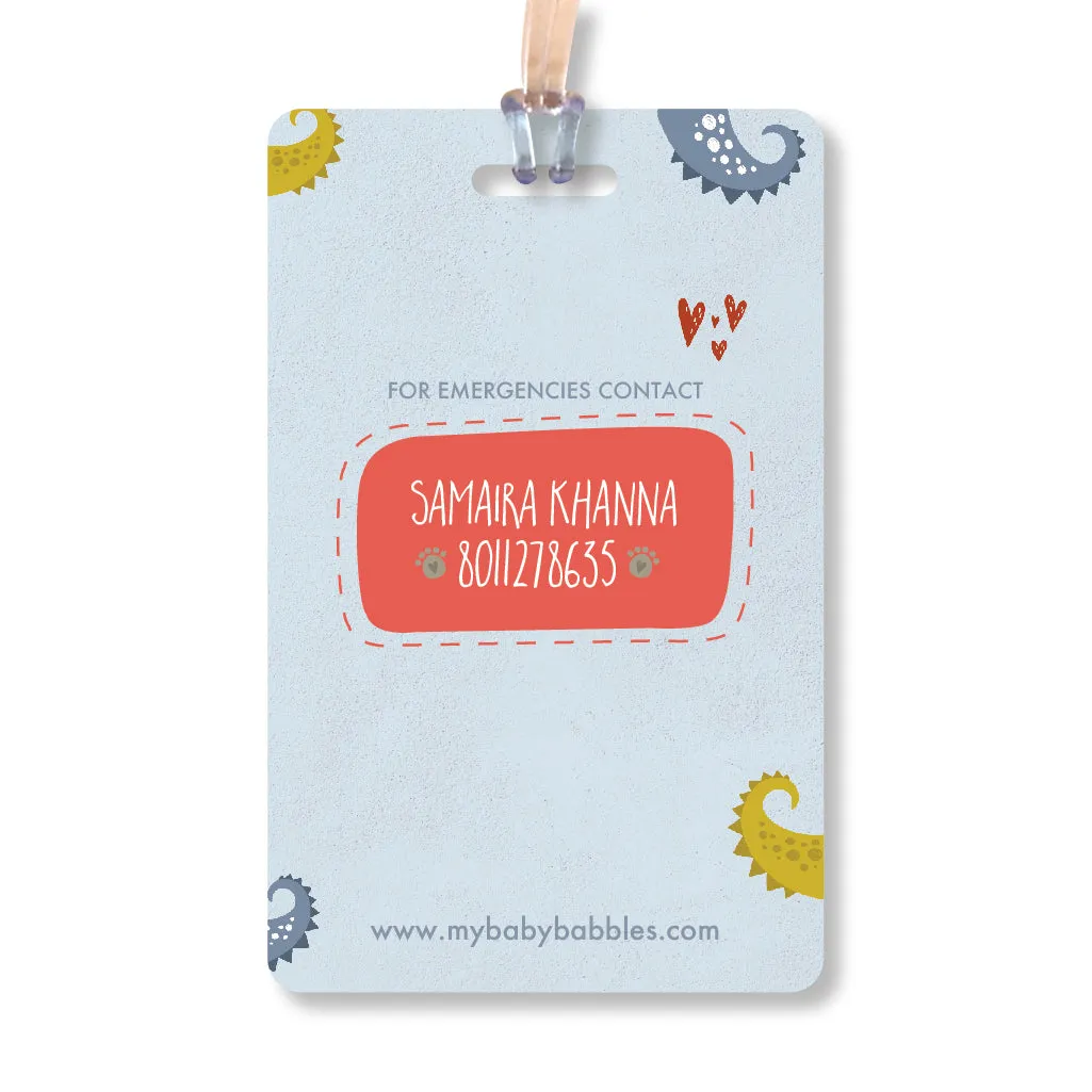 Luggage Tags - Dino, Set of 2