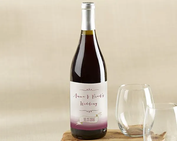 Personalized Vineyard Wine Bottle Labels