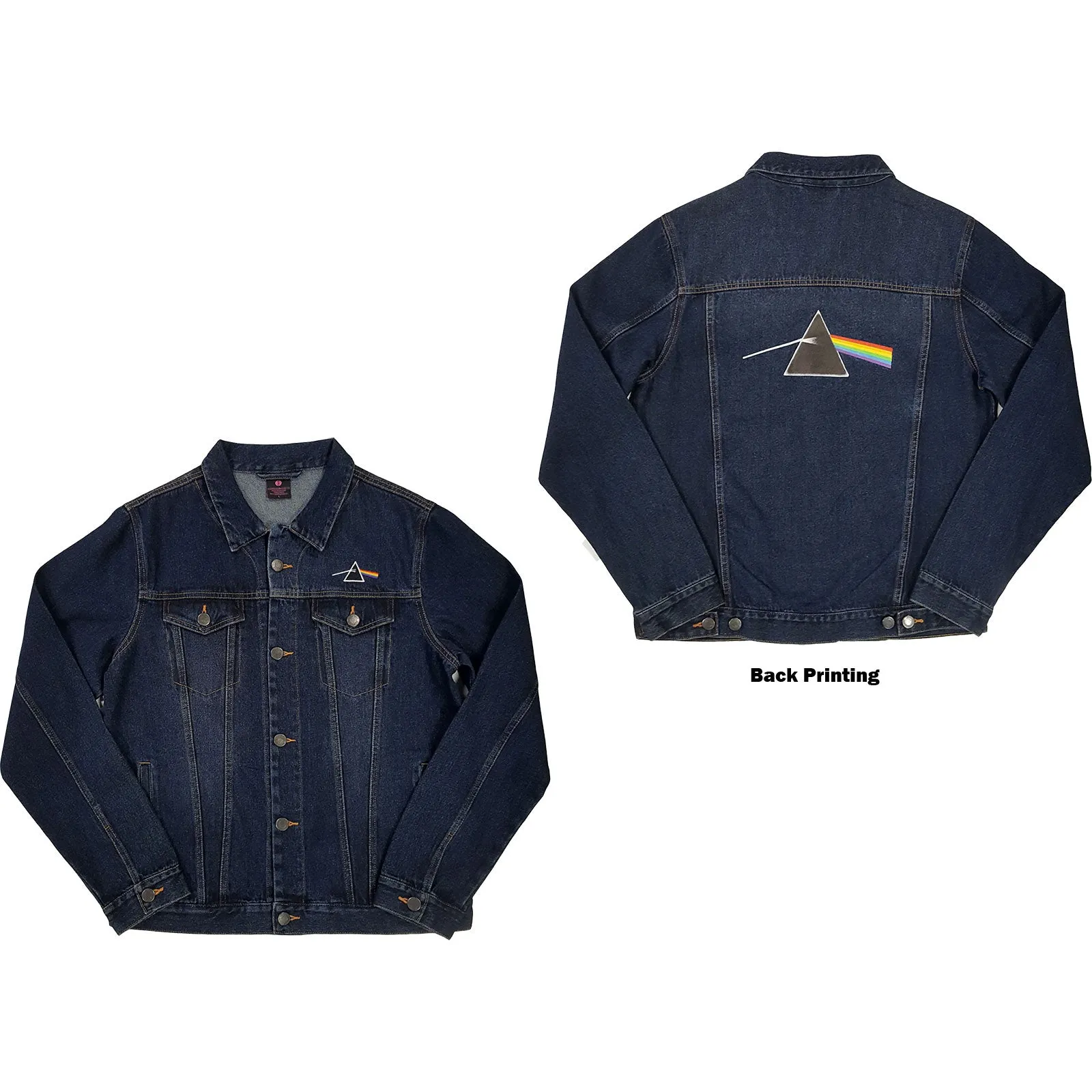 Pink Floyd Denim Jacket - Dark side of the Moon
