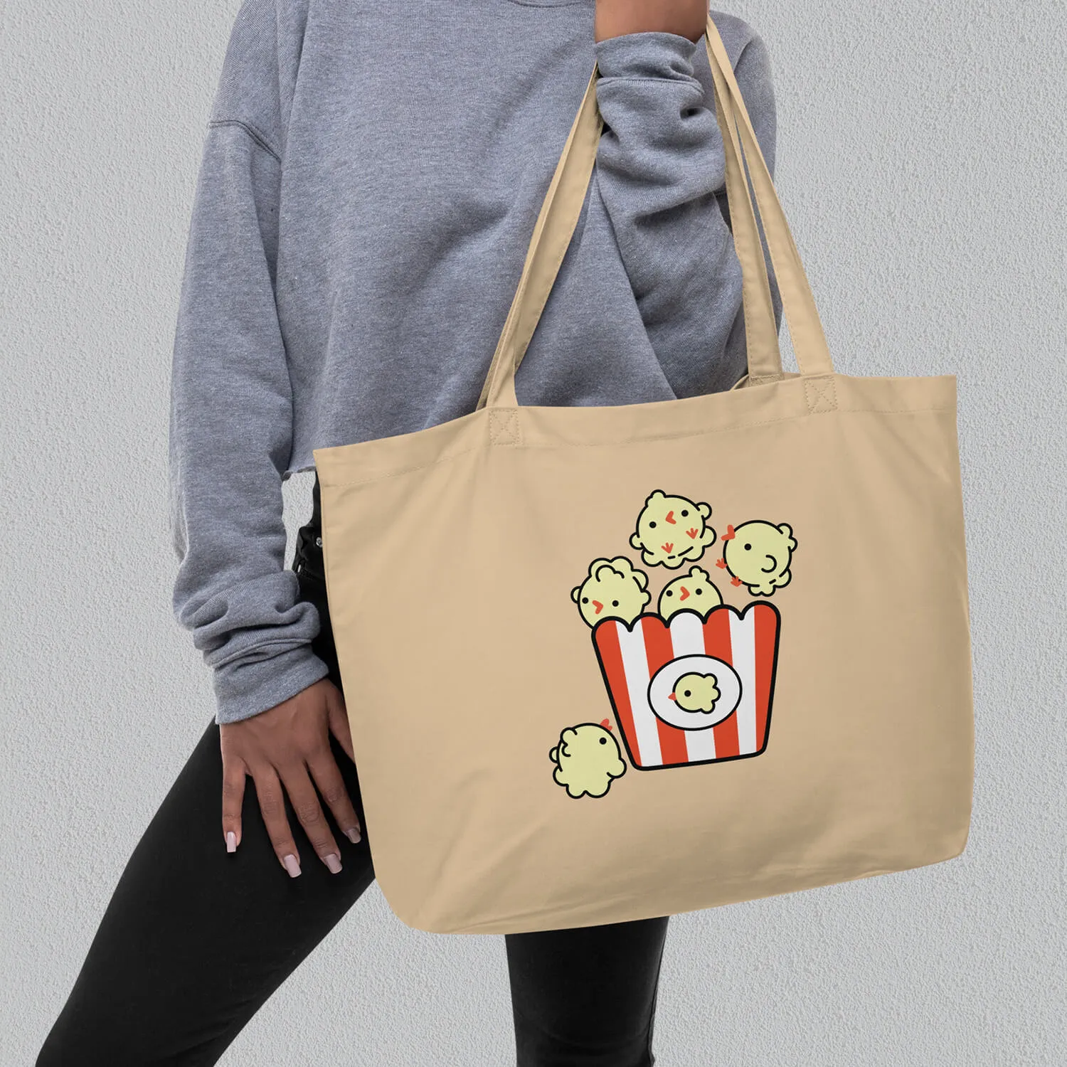 Popcorn Chicken Large Tote