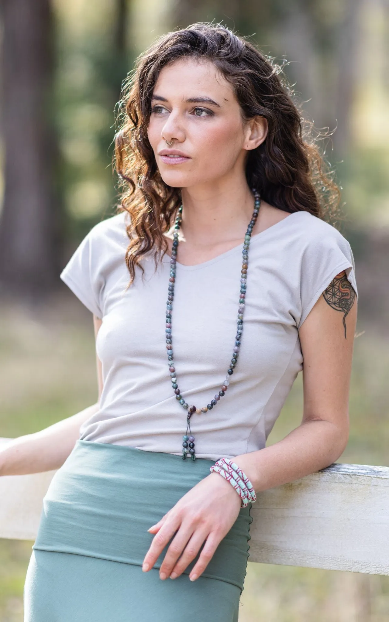 Rolling Beaded Bracelet - Latigo