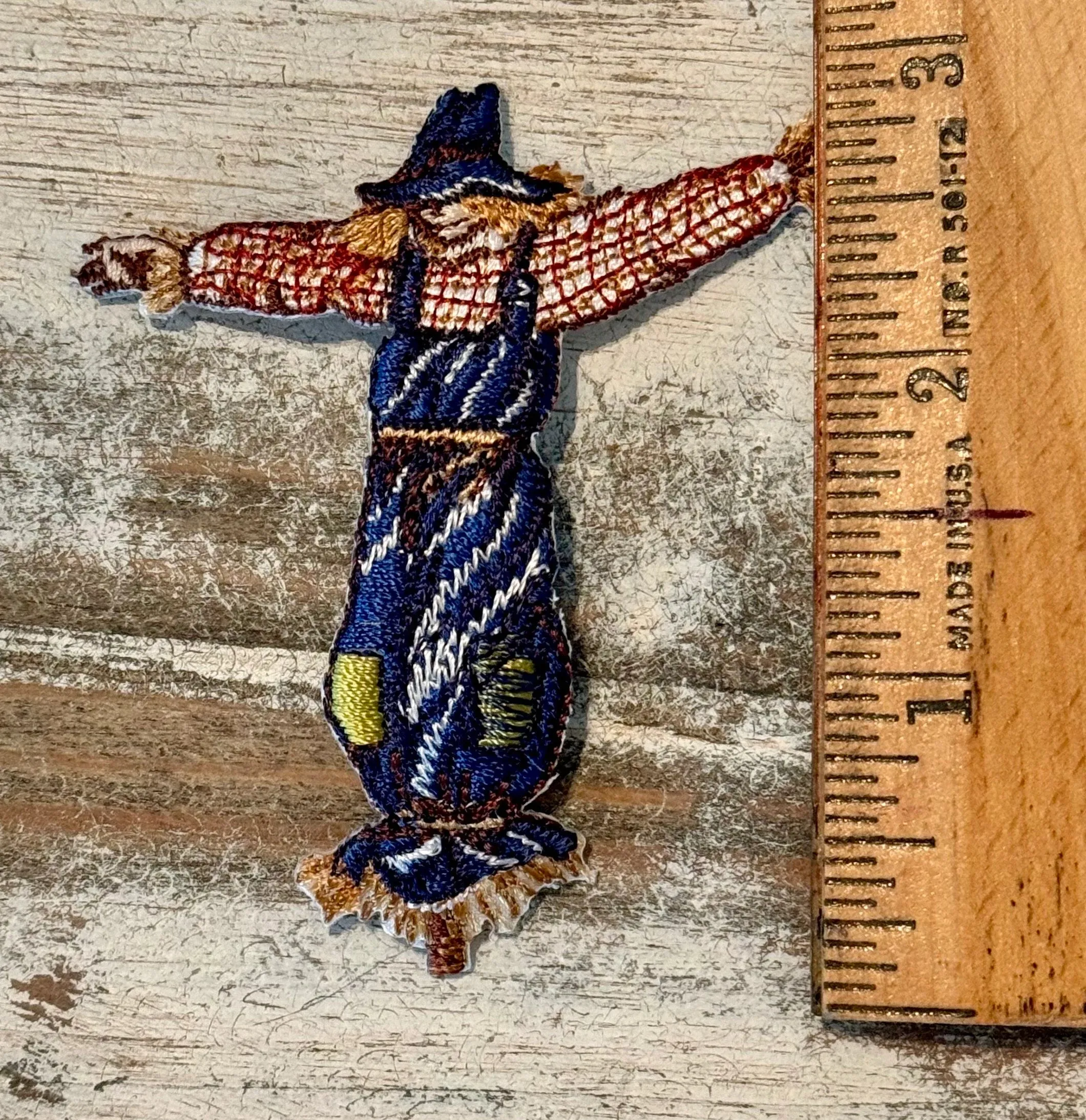 Scarecrow Iron On Patch