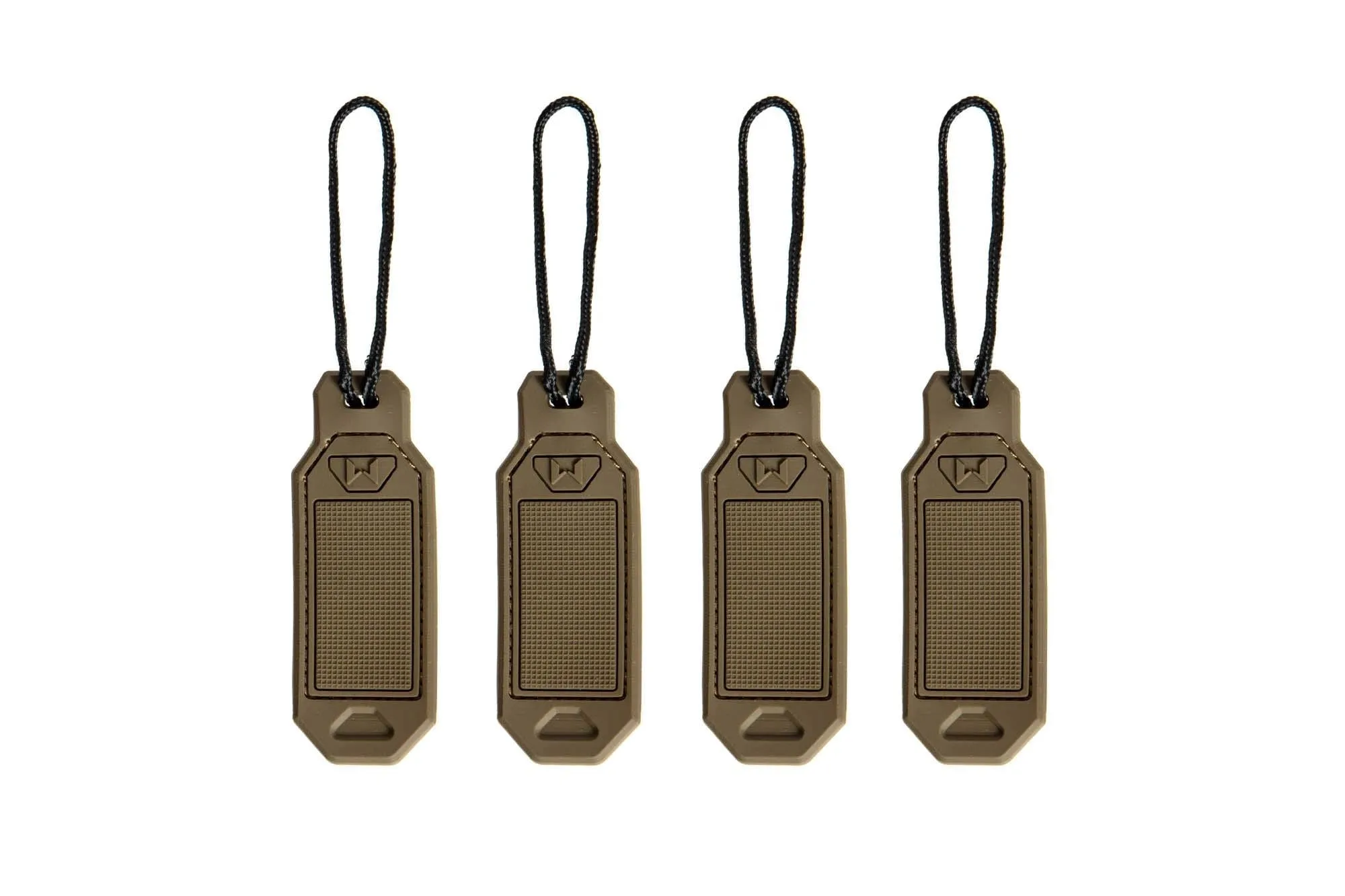Set of personalized tags - tan