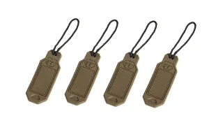Set of personalized tags - tan