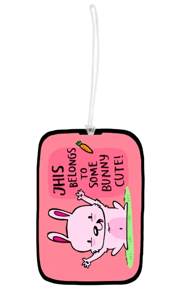 Some Bunny Luggage tag