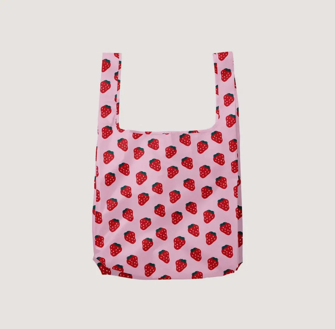 STRAWBERRY FOLDABLE NYLON TOTE