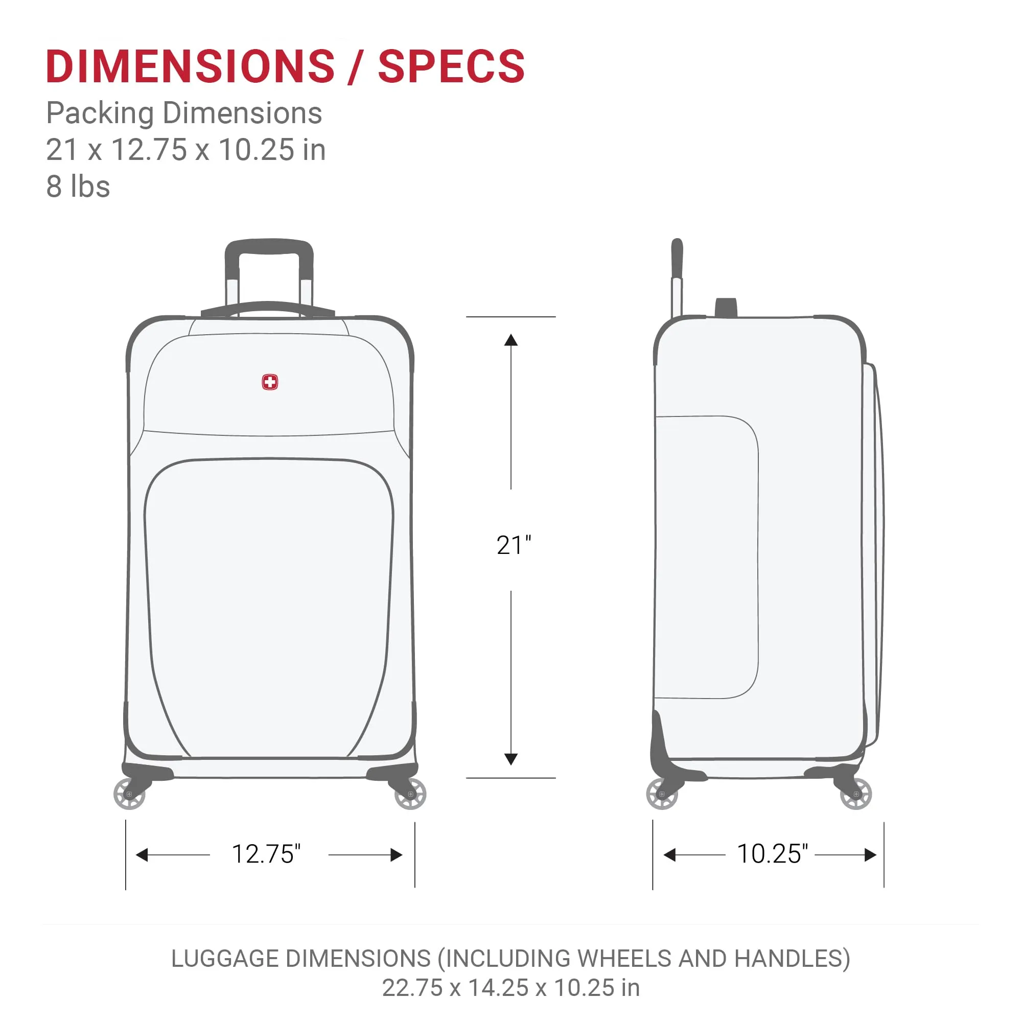 SwissGear 21-Inch Expandable Carry-On Luggage