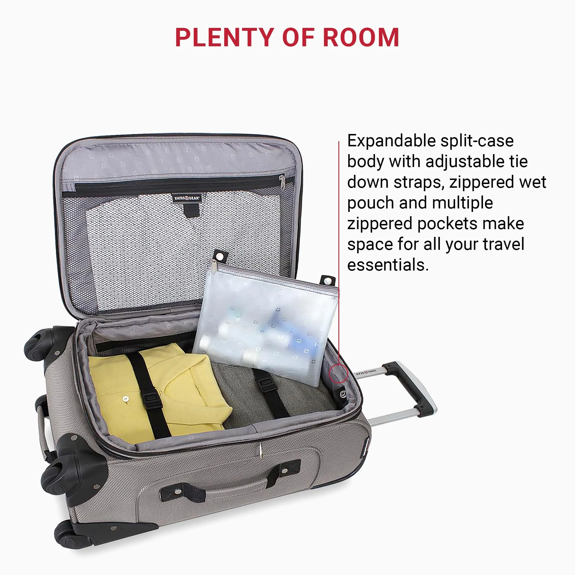 SwissGear 21-Inch Expandable Carry-On Luggage