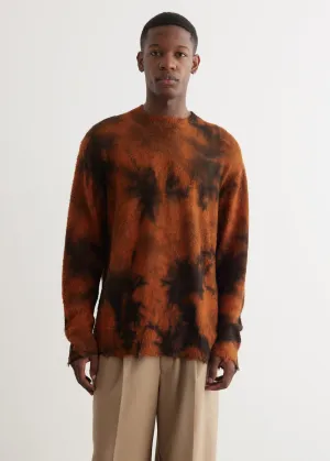 Uneven Garment Dye Crewneck Knit
