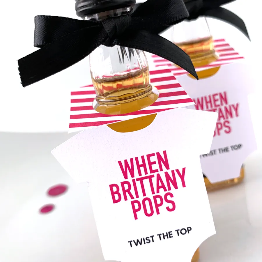 When She Pops Mini Drink Tags